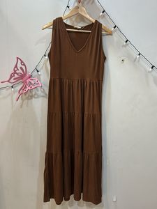 Brown Flowy One Piece 💗
