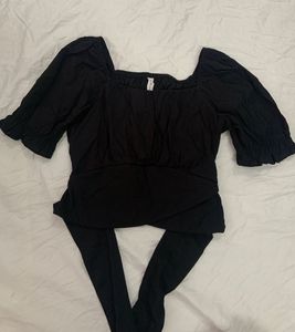 Y2K Aesthetic Back Tie Knot Top
