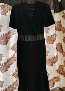 Elegant Black Midi Dress
