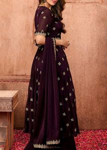 Mantra Embroidered Sequined Kurti Palazzo &amp; Dupatt