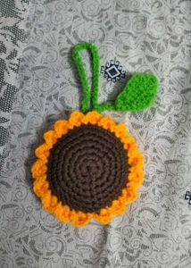 Sunflower Keychain