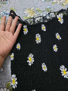 Daisy Print Mini Dress