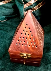 Wooden incense Holder Dhoopbatti Lobaan Daan