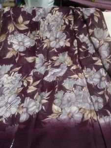 Chiffon Stone Saree