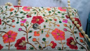 Embroidered Ethnic Clutch