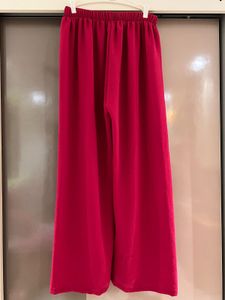 Hot Pink Wide Leg Trousers