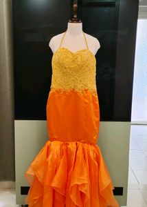💥SALE💥Luxe Hand Embroidered Dress With Frills