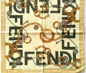 Vintage Fendi Silk Scarf/Bandana/Handkerchief