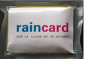 Pocket Ren Card Raincoat Use And Throw