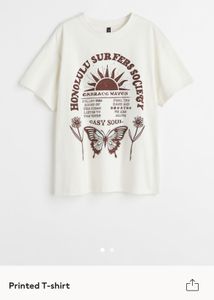 H&amp;M New Oversized Tshirt