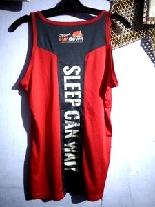 Dark Red Tank Top or Vest (Bust- 32/34) Strechable