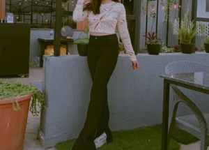 Twist Front Long Sleeve Top