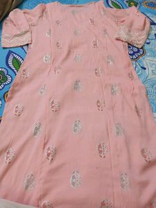 Peach Kurta Set