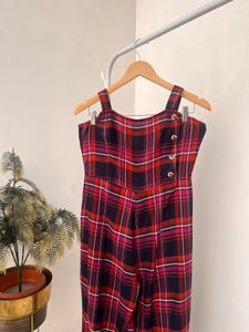 Multicolour Checkered Jumpsuit 💙