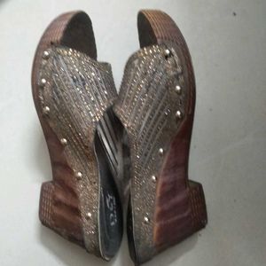 Embellished Copper Wedges