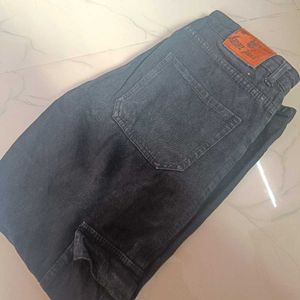 Black Cargo Jeans