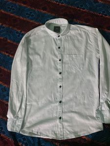 LRK Cotton White Shirt Size-L