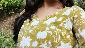 Floral Print Top Short Kurti