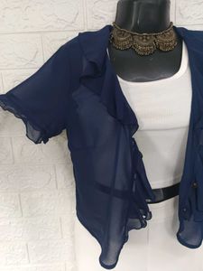 Imported Chiffon Shrug