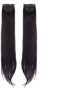 Clip-in 24 Straight Mix-brown Side Patches(6pcs)