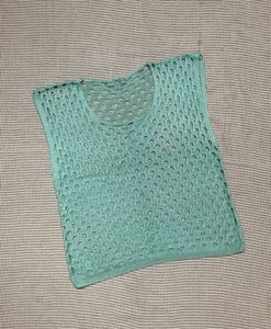 Sea Green Mesh Top