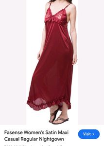 Satin Mexi Night Dress