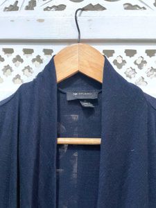 Imported Veitnam Navy Open Front Cardigan A
