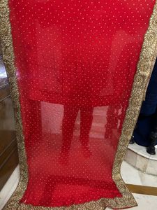 Red Embroidered Suit