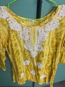 Yellow Shirt Kurti