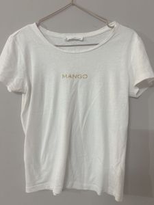 Mango White Tee