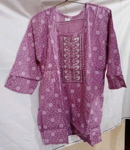 Elegant Purple Kurta