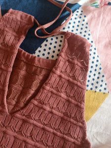 Knitted Halter Top