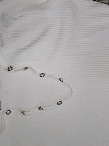 White Long Sleeve Top