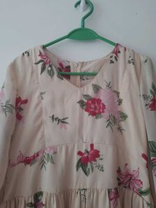 Floral Dress Long Festive Party Wear