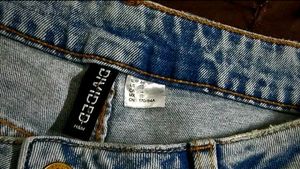 H&amp;m High Waist Blue Jeans