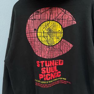 Black Graphic Hoodie