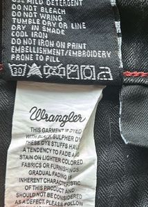 28 Waist Skinny Black Denim From Wrangler