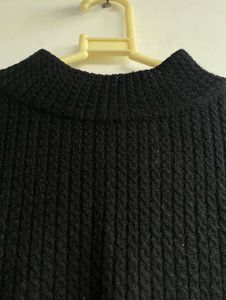 Classic Black Turtleneck Sweater