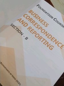 CA Foundation BCR Book