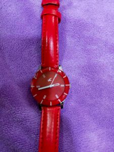 Red Fastrack Watch