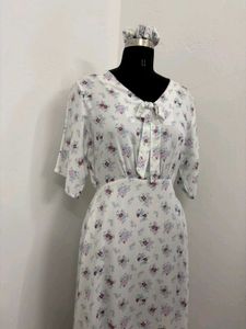 Floral Print Maxi Dress