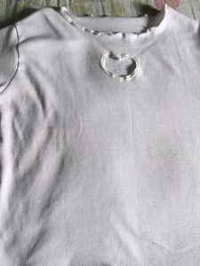 White Long Sleeve Top