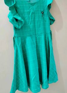 Green Checkered Dress
