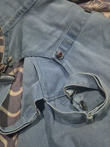 Cute Denim Button-down Dress