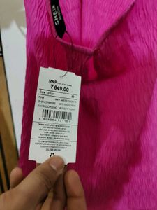 Pink Halter Mini Dress Price Negotiable