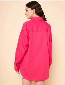 Pink Oversized Shirt