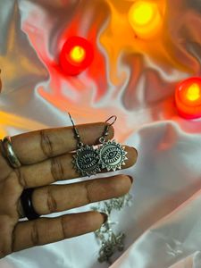 Evil Eye Sun Earrings