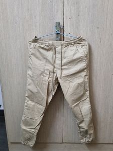 Biscuit Colour Cargo Pants