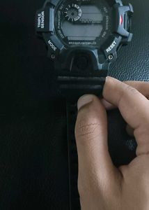 Black Sport Watch - Triple Sensor