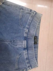 Pull-On Denim Jeggings